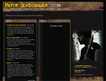 Tablet Screenshot of peterschoenbauer.com